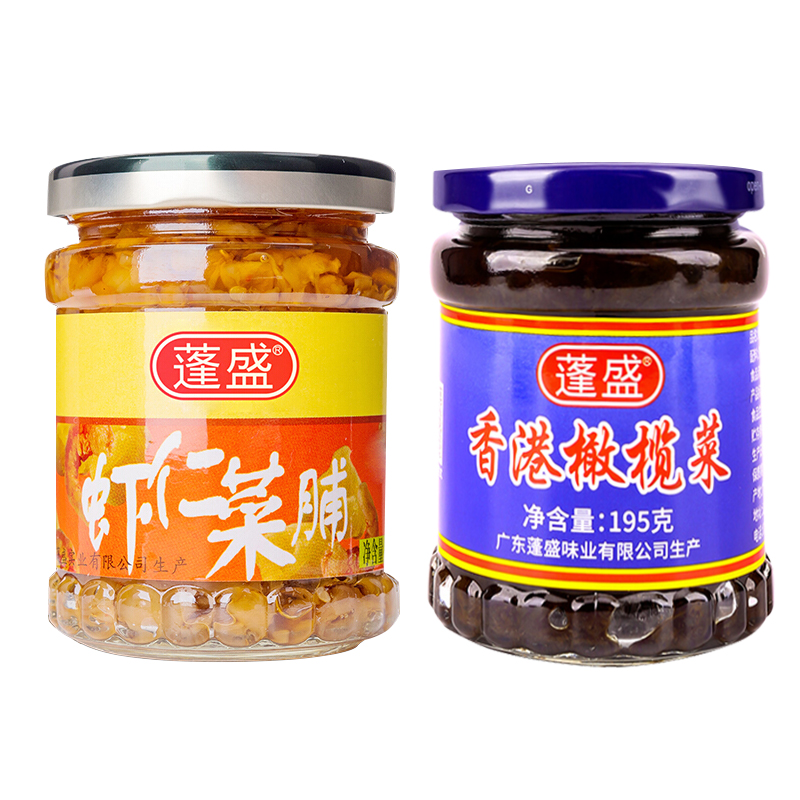 橄榄菜+虾仁菜脯